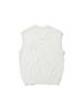 Clubactivity Ca Logo Knit Vest Ivory