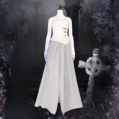 Movie Zombie Bride Cos Costume Halloween Ghost   Victoria Cosplay Skirt Wedding Cosplay