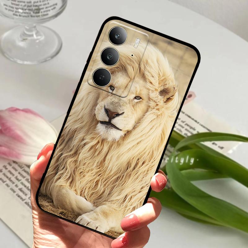 Case For Realme C75 4G Cute Shockproof TPU Soft Silicone Phone Lens Protective Cover For OPPO REALME C65 4G C67 5G Bumper Fundas