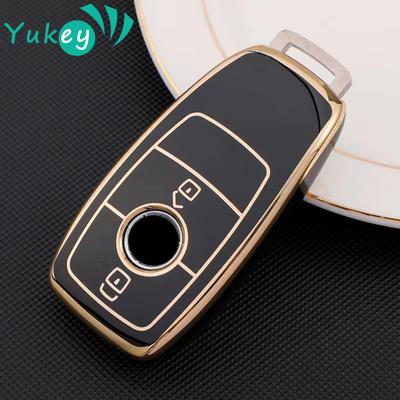 2 Buttons TPU Car Remote Key Case Cover Shell for Mercedes Benz A C E S G Class GLC CLE CLA W177 W205 W213 W222 X167 AMG