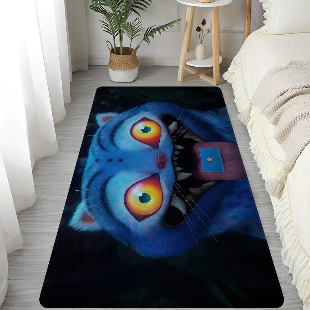 Kpop Dämonenjäger Korea Mädchen Anime Fußmatte INS Stil Weich Schlafzimmer Boden Haus Waschküche Matte Rutschfest Haushalts Teppiche