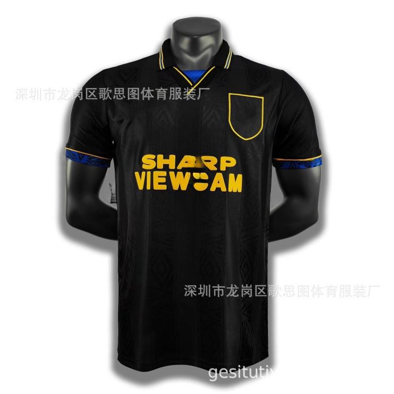 Retro Football Jersey Men Vintage Soccer Shirt Sports Training Top