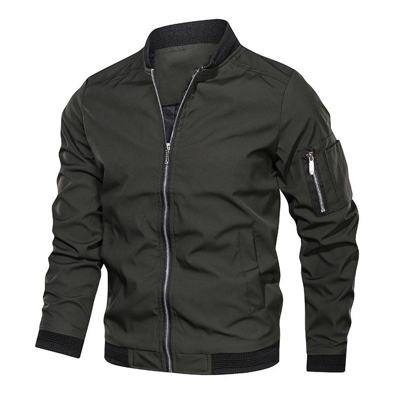 European Spring/Autumn Korean Style Men's Slim Fit Baseball Jacket