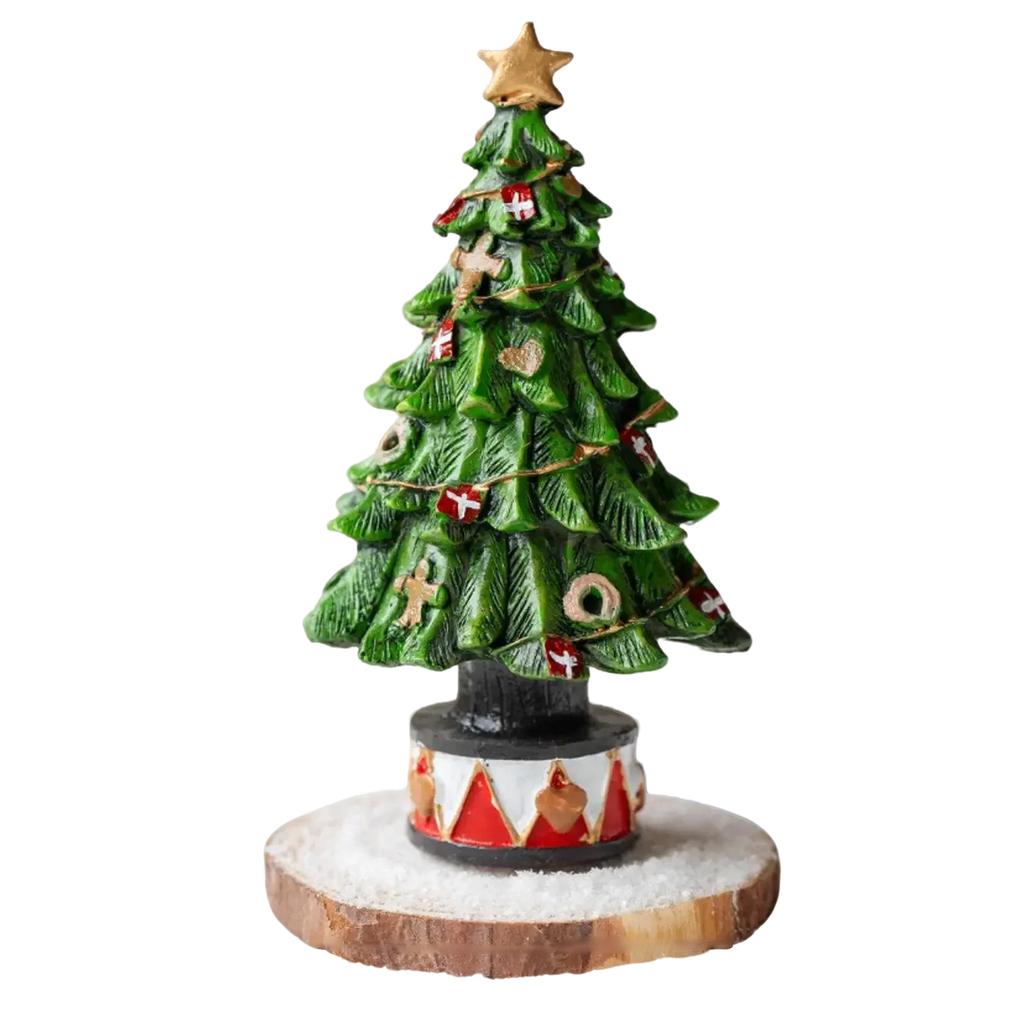 Christmas Desktop Decorations, Christmas Resin Christmas Trees, Little Houses, And Photo Props