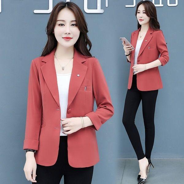Fashionable and Elegant Women's Suit Jacket Perfect for Spring