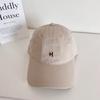 New American Simple Letter Embroidered Baseball Cap for Women's Summer High-end Men with a Small Face and a Big Head Circumference Cap