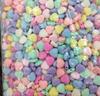 TX53 100pcs 9mm Mix Cream Color Acrylic Beads Exquisite Crafted Handmade Flower Geometry Necklace Pendants Material Jewelry