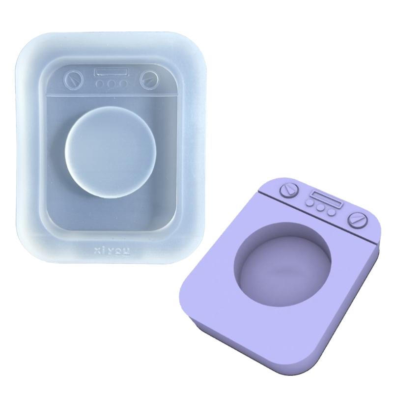 

Силиконовая форма для стиральной машины, формы для заливки эпоксидной смолой с блестками, форма-шейкер для смолы, форма для изготовления кулонов, брелоков, украшений своими руками