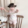 Toddler Girl Summer Sleeveless Camisole and Shorts Set