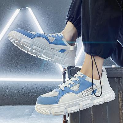Fashion Fashion Platform Sneakers Mesh Casual Sports Shoes 2024 Comfortable Breathable Outdoor Lace Up Running Shoes Zapatillas Hombre
