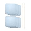 Flute Cleaning Rod High Absorbency Cloth Fabric Care Wand for Musical Instruments and Piccolos Hygienic Maintenance Tool