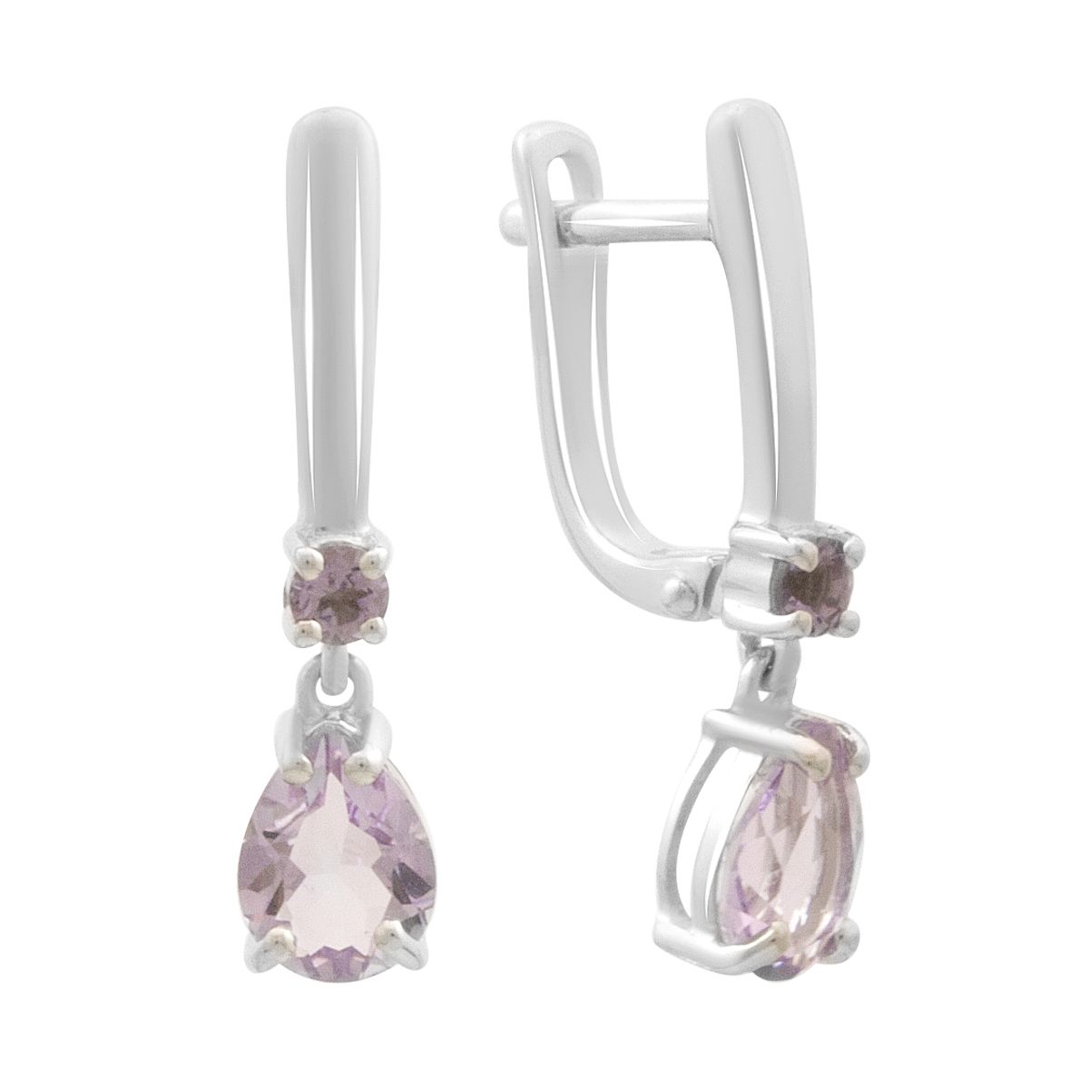 

Срібні сережки з аметистом 2.2ct (2179337)