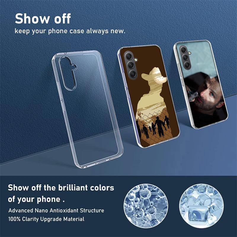 Horrible The Walking Dead Phone Case for Samsung A16 A26 A36 A56 A17 A37 A57 A07 A06 A02S A03 A04S A05S Galaxy Note 20 10 A50S A