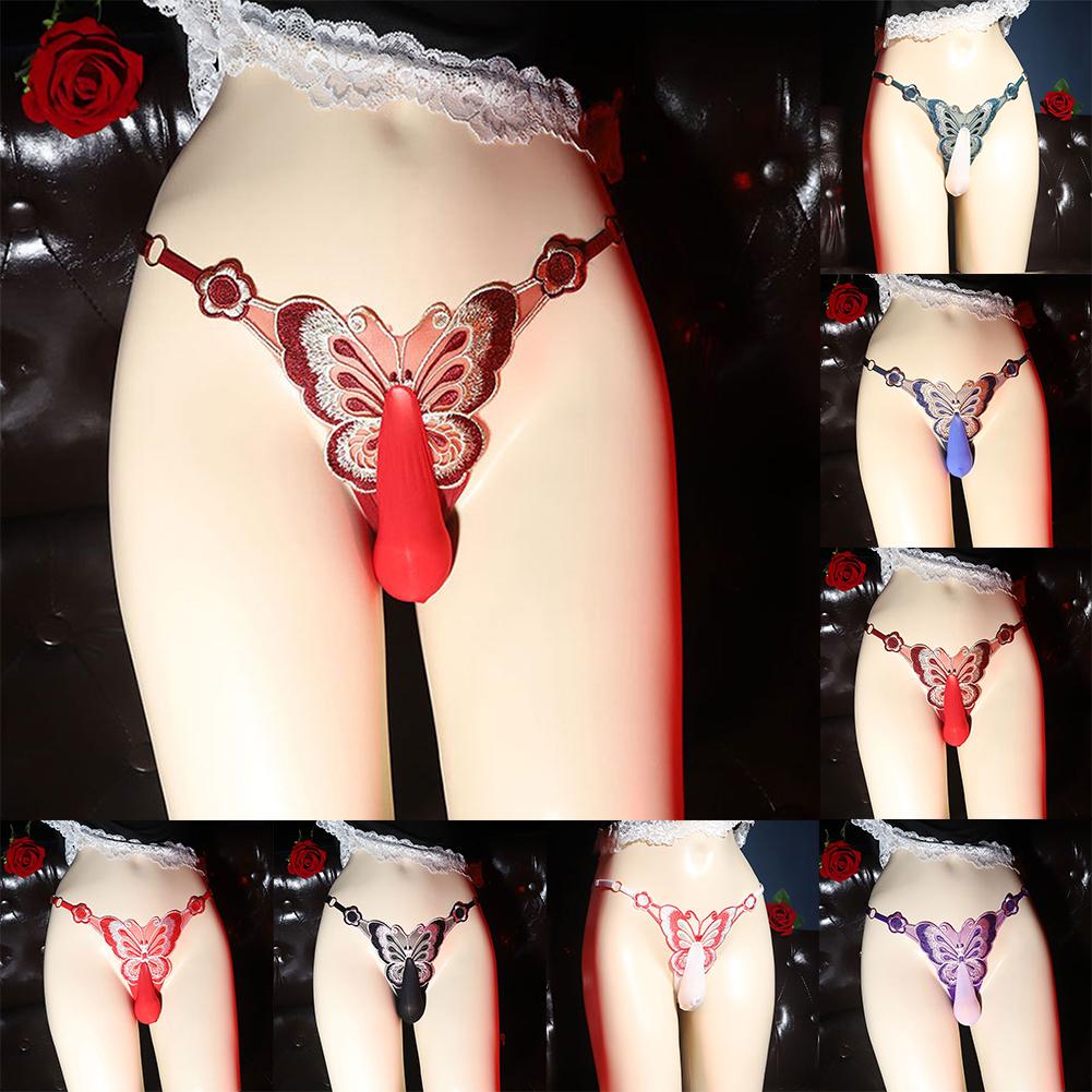 Pánská tanga Sissy Lingerie Nízký pas Kalhotky Pouzdro