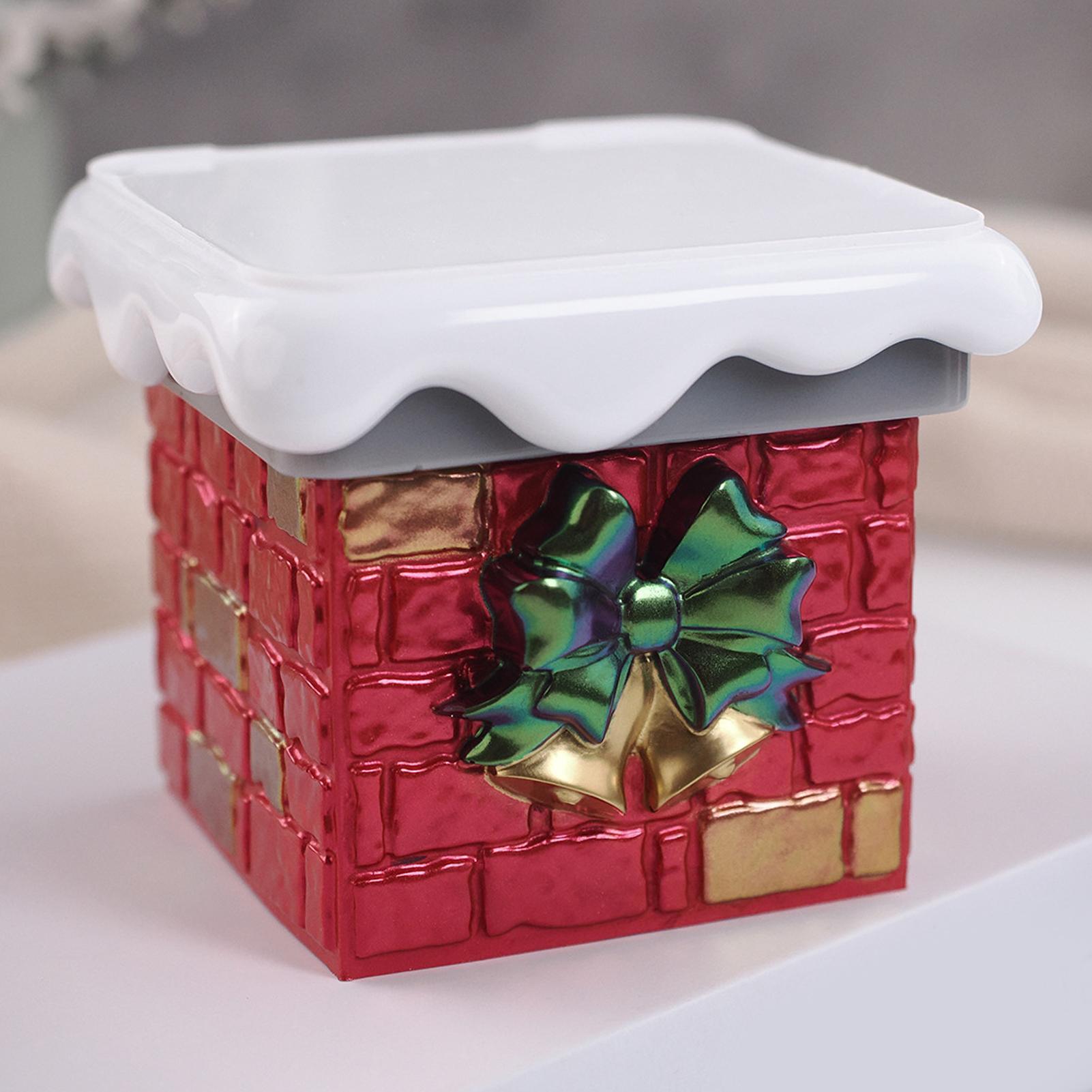 

Christmas Silicone Mold Snow-Capped Chimney Statue Silicone Mold Heat-Resistant Easy Release Mould For Art Project Making Epoxy China Mainland