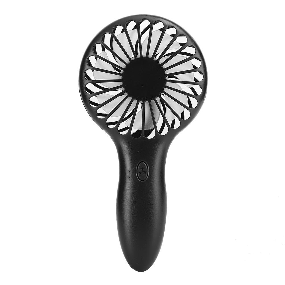 Ventilator de Mână Mini Sistem de Răcire Consumabile pentru Casă Birou 3 Viteze Desktop Electric PortabilNegru