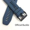 26mm 22mm 20mm QuickFit Silicone Strap For Garmin Fenix 8/Tactix 8/Enduro3/Fenix E 7X Bracelet Wristband Forerunner 965/955 Band