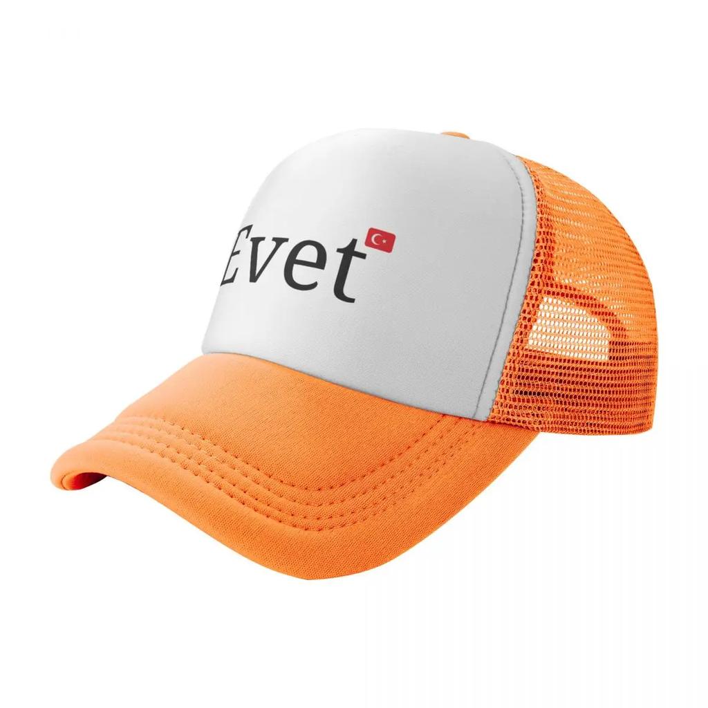 Turkish series expressions Evet Baseball Cap Luxury Sunscreen fishing caps man s For Men Womens