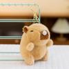 Pink Capybara Plush Keychain: Cute & Creative Charm Pendant for Backpacks