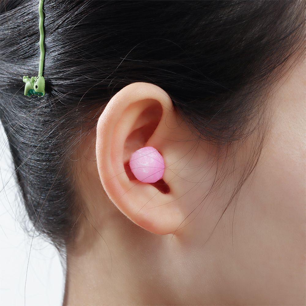 Soft Soundproof Sound Insulation Noise Reduction Swimming Ear Plugs Wax Cotton Earplugs Sleeping Snoring