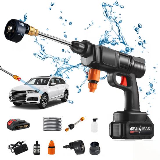 Car Pressure Washer 600PSI High Pressure Rechargeable Cordless Electric Pressure Washer