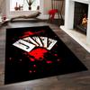 "Bloody Joker Cards Design Rug" Non-slip Rug Suitable for Living Room and Bedroom Sofas