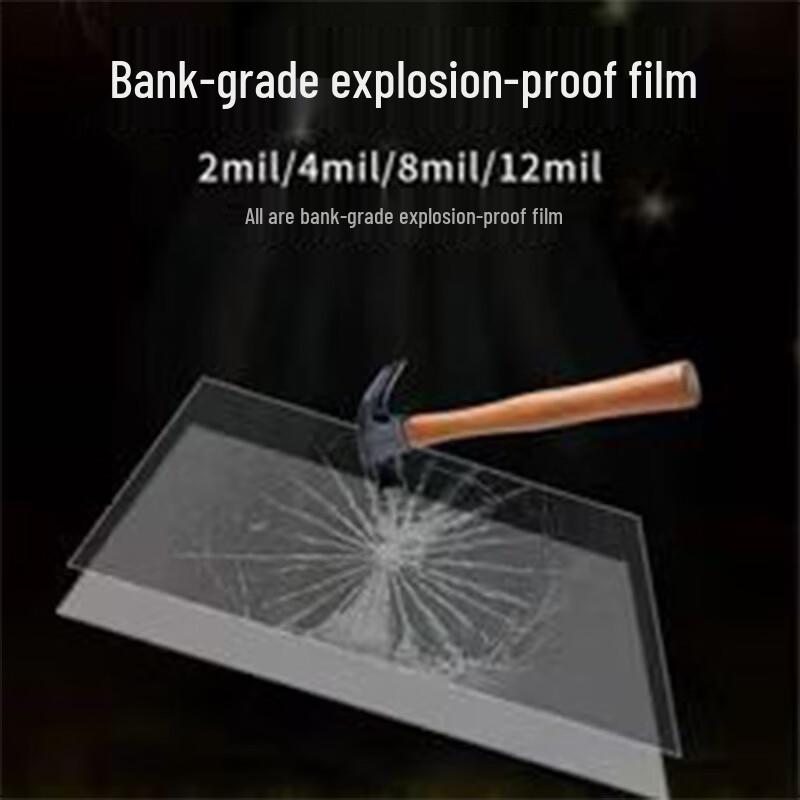 Bathroom Shower Glass Explosion-Proof Film