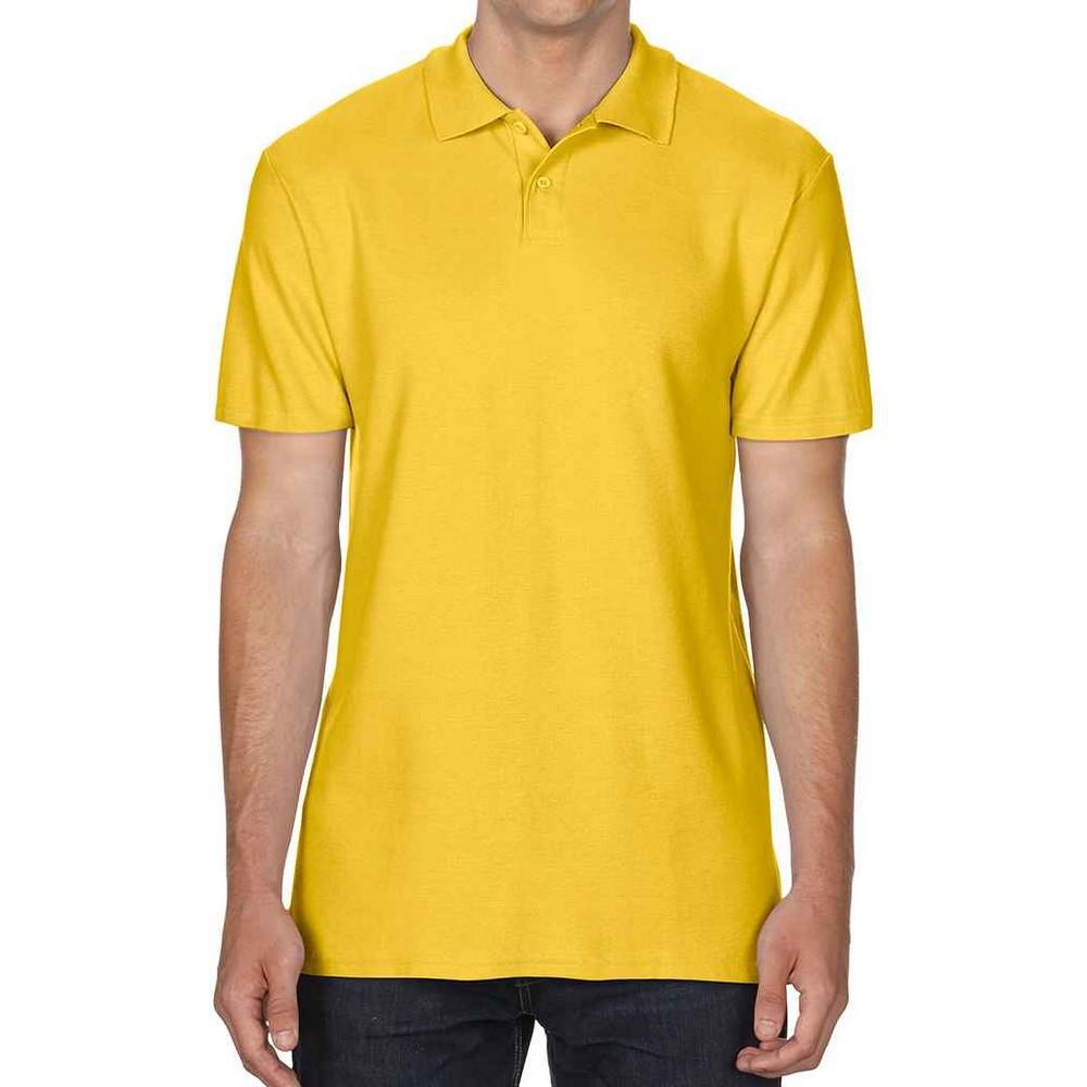 Gildan Mens SoftStyle Double Pique Polo Shirt