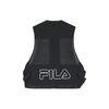 FILA Logo Print Casual Woven Work Vest Men vests Black F11M349704F-BK