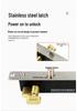 Custom Logo Electric Plug Lock for Doors: Cabinet, Shopping Mall, Residential, Metal, Wooden, and Prison Electric Control Locks