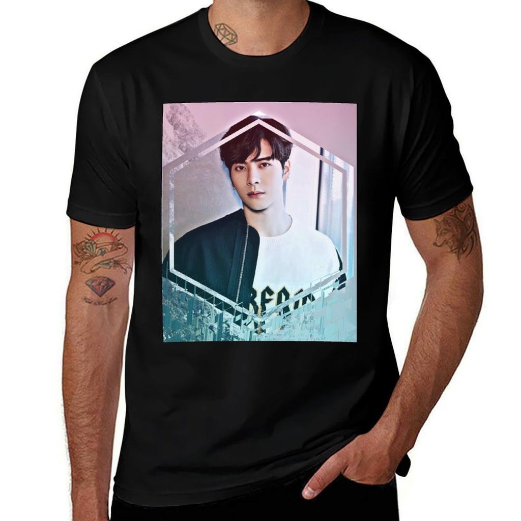 Jackson Got7 Edit T-Shirt Basic Komfort-Passform T-Shirt für Herren