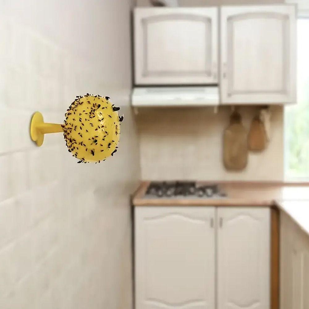 Yellow Fruit Fly Balls Heat-resistant Mosquito Ball Trap Fly Ball Trap  Insect Trap