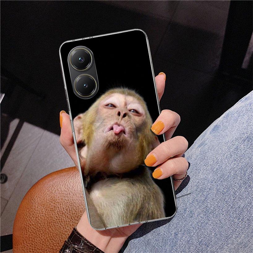 

Monkey Memes Phone Case For Xiaomi Poco X7 X6 X5 Pro F7 Ultra Redmi 15C 15 13C 13 12C 12 10 10A 10C 9 9A 9C 9T Cover Poco X7 X6 Xiaomi Poco X6
