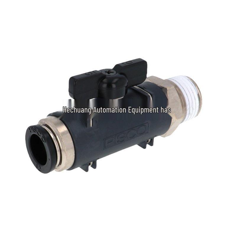 Authentic Japanese PISCO Ball Valves BVC60-1202, BVC60-1203, and BVC60-1204.