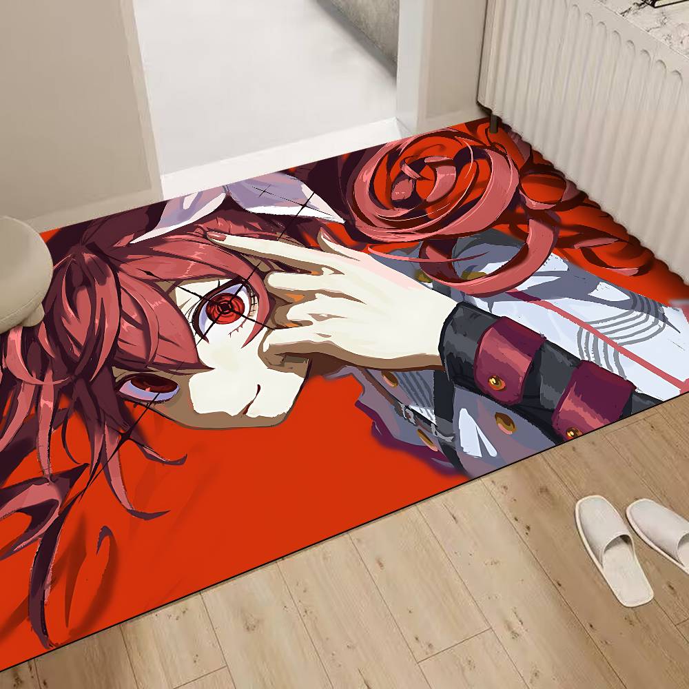 Vocaloid Teto Singer Girl Floor Mat Nordic Style Home Doormat Bathroom-Toilet Mats Bedroom El Decor Mat