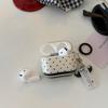 Black and White Polka Dot Stripes for AirPods1 Earphone Case Creative Apple 1/1st Generation Airpodspro1 Protective Case