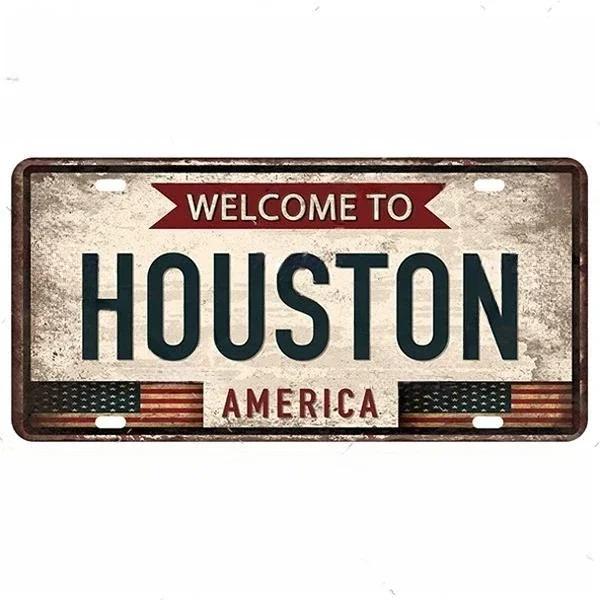 Vintage Berlin Madrid New York Paris Country City Stil Platte Metallschild Plakette Blechschild Man Cave Bar Club Poster Dekoration