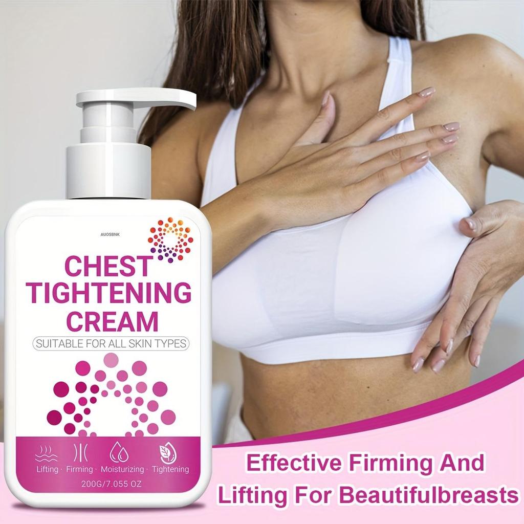 Natural Bust Tightening Cream - Firming & Lifting Cream With Honey & Jojoba Oil - For Sagging Breasts, Post Pregnancy & Weight Loss Care-200g