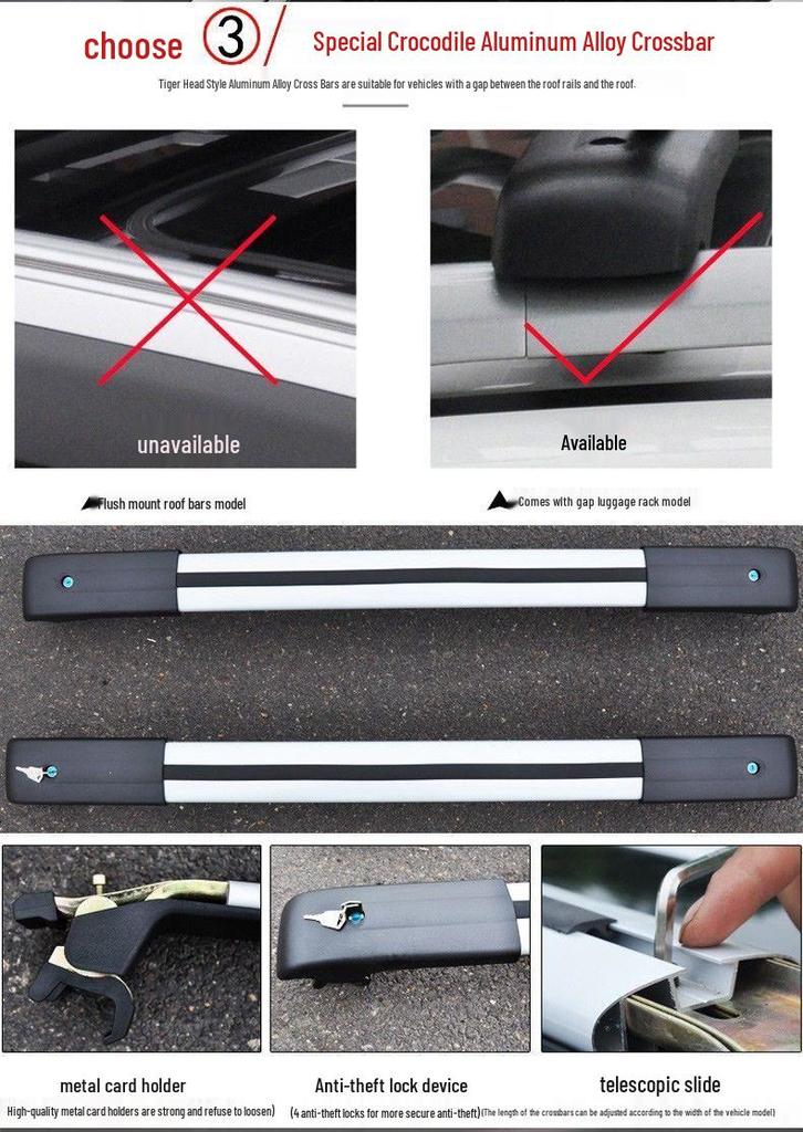 Universal Heavy-Duty Off-Road SUV Roof Luggage Carrier