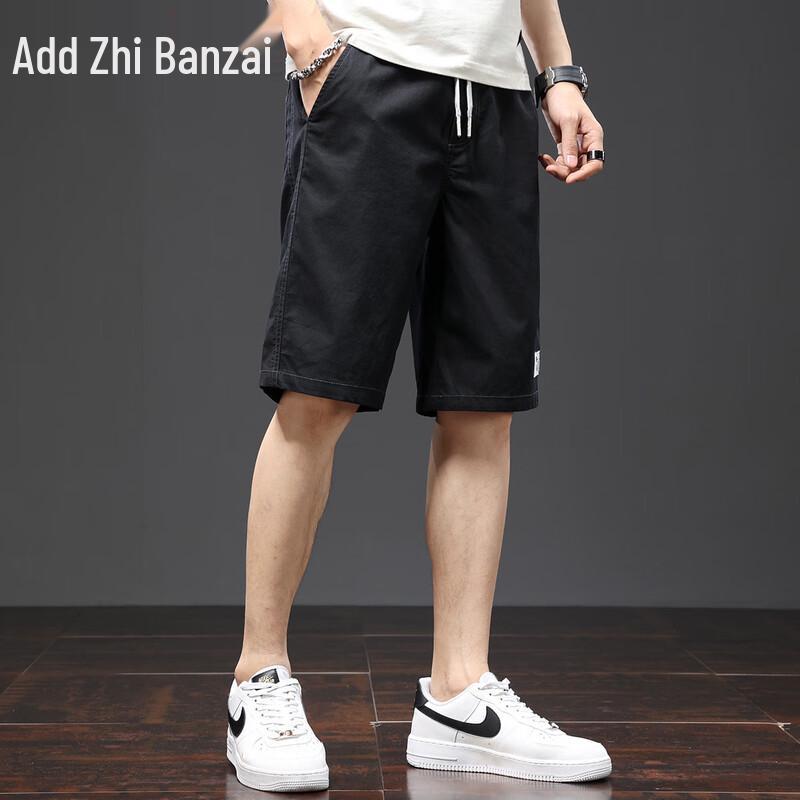 Zengzhi Men's Summer Casual Straight Cargo Shorts