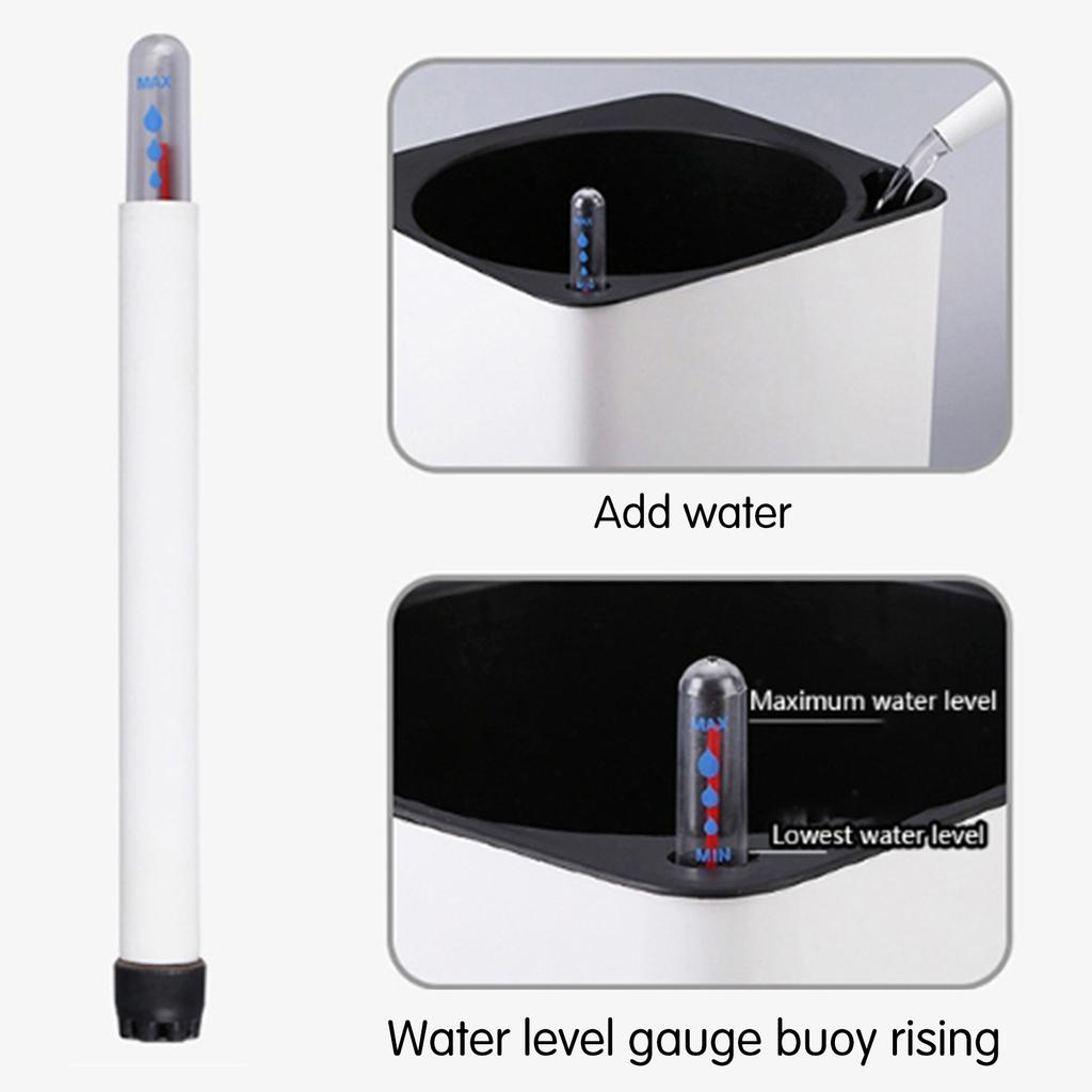 Automatic Self Watering Flower Plants Pot Gardening Flower Pots Living Room Decor Plastic Planters Home Garden Planters Desktop