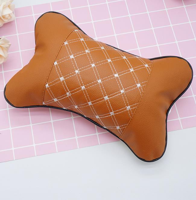 

Автомобильный универсальный подголовник для сиденья с одной стороны, искусственная кожа, подушка с эффектом памяти, поддержка головы, защитная подушка, автомобильные аксессуары для путешествий