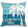 Sommer Meeresstrand Kissenbezug Meeresleben Muscheln Seesterne Seepferdchen Schildkröte Küsten Outdoor Dekorativ Tropisch Nautisch Sofa Zuhause