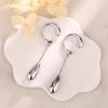 Fashion Wind Personalized Ear Clip Glossy Water Drop Earrings Non-Pierced Ins Cold Wind Retro Ear Clip Fashion Commuter
