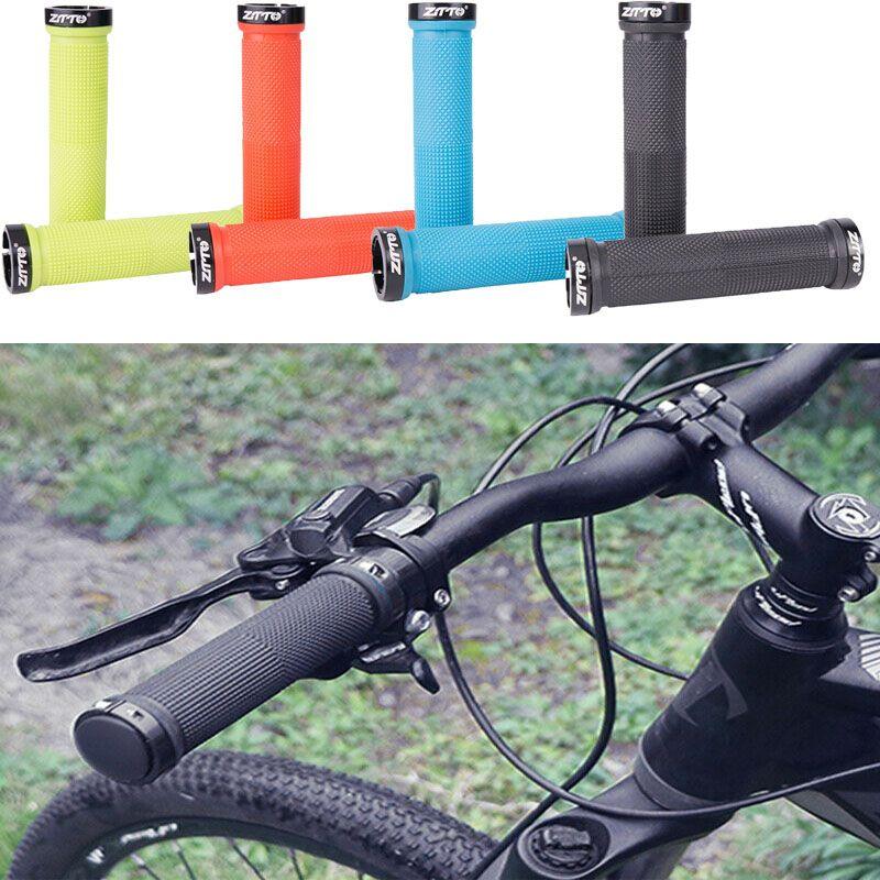 Handlebar Grips Bike Antiskid Rubber Bicycle Mountain Lock On Mtb Road Bmx