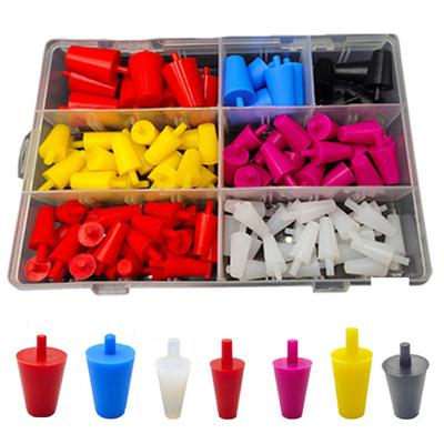 Bouchons coniques en silicone pour revêtement en poudre Différentes tailles