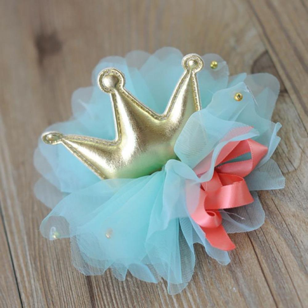 Dog Sequin Birthday Hat Pet Hairpin Hair Accessories Head Flower Crown Dog Accessories Pet Supplies Pet Hat Dog Costume
