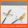 VV 1pc Zinc Alloy Chopstick Rest, Metal Cutlery Rack, Deer-shaped Chopstick Rest,Tableware, Home And Kitchen Accessories Rack