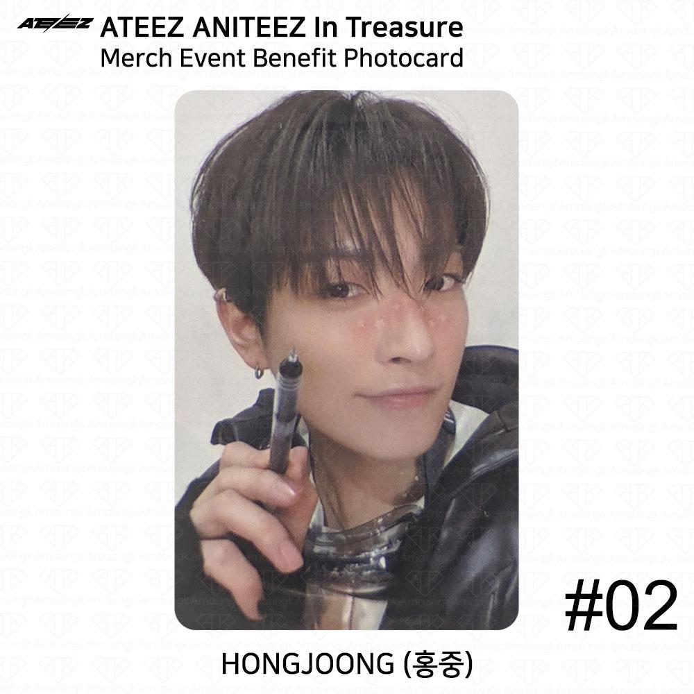 

ATEEZ ANITEEZ In Treasure Merch Benefit Фотокарта Sticon Stamp Event KPOP K-POP Hongjoong MerchBenefit #2