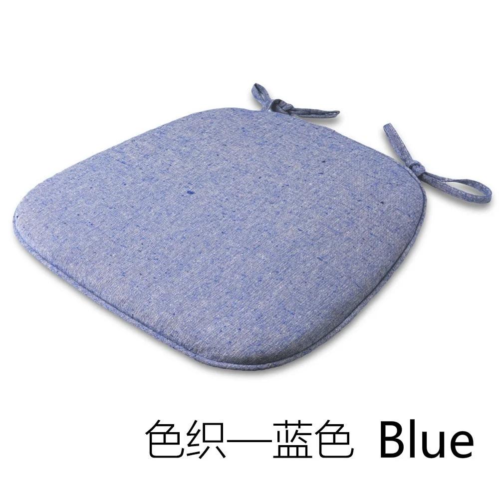 Zuhause Sommer Atmungsaktives Leinen Kissen Schwamm Silikon Esszimmerstuhl Haushalt Sofa Kissen